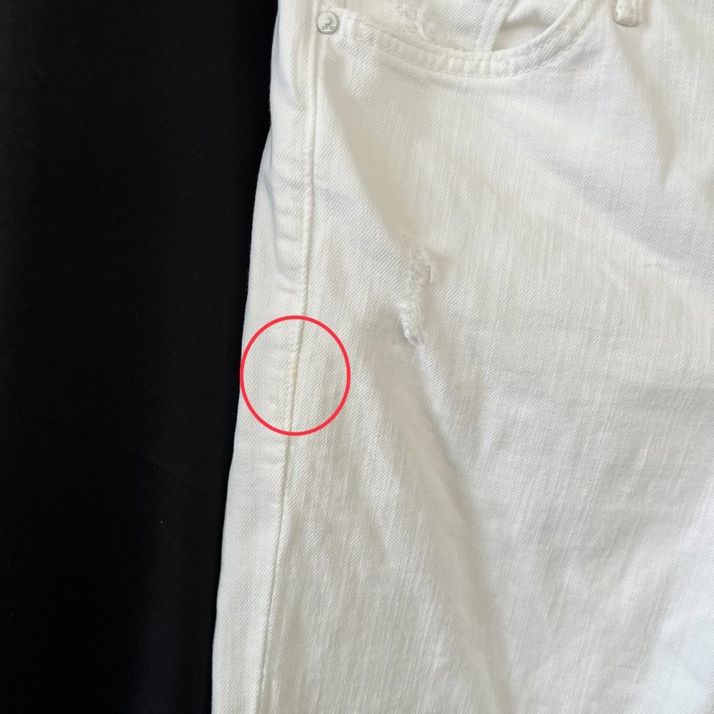 Mother Superior The Almost Saint Cropped Distressed Jeans Almost Innocent Sz 26 - Picture 5 of 14